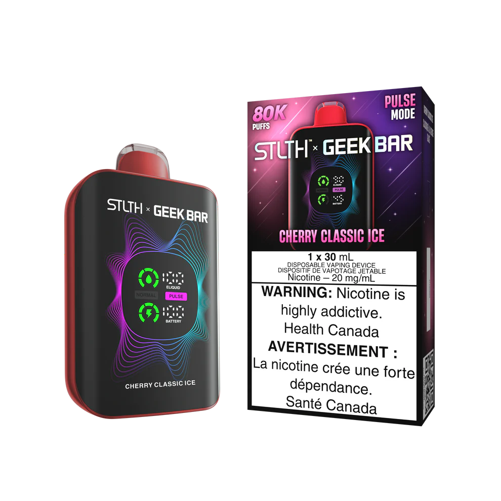 Stlth x Geek Bar cherry classic ice 20mg Disposable