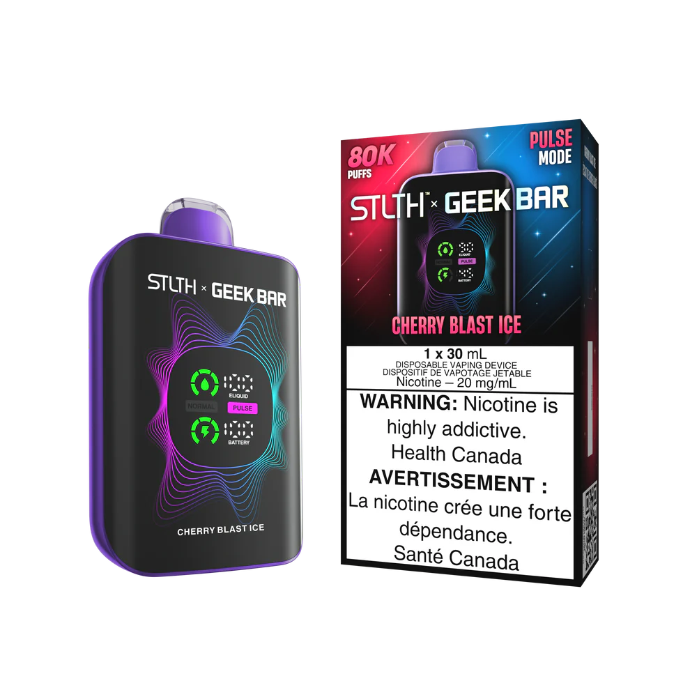 Stlth x Geek Bar cherry blast ice 20mg Disposable