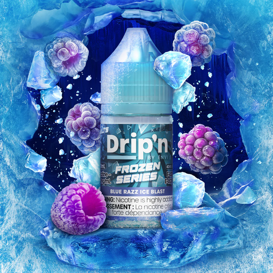 Drip'n blue razz ice blast 20mg E-Liquid 30ml