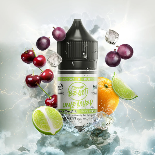 Flavour Beast Unleashed epic sour fruit g iced 20mg E-Liquid 30ml