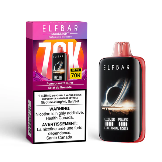 Elf Bar MoonNight 70k pomegranate burst 20mg Disposable