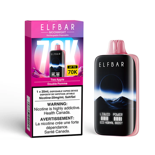 Elf Bar MoonNight 70k two apple 20mg Disposable