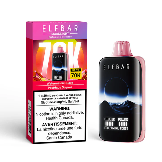 Elf Bar MoonNight 70k watermelon guava 20mg Disposable