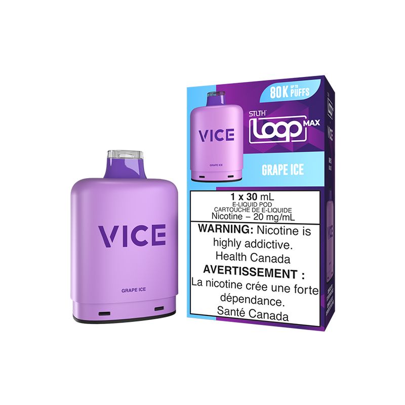 Stlth x Vice Loop Max grape ice 20mg Disposable Pods