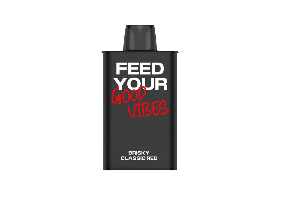 Feed 9k brisky classic red 20mg Disposable Pods