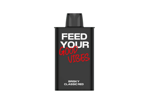 Feed 9k brisky classic red 20mg Disposable Pods