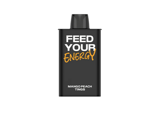 Feed 9k mango peach tings 20mg Disposable Pods