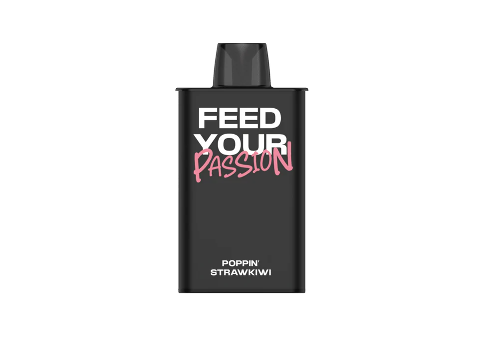 Feed 9k poppin' straw kiwi 20mg Disposable Pods