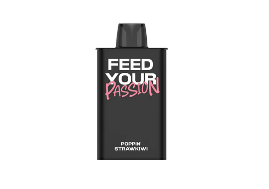 Feed 9k poppin' straw kiwi 20mg Disposable Pods
