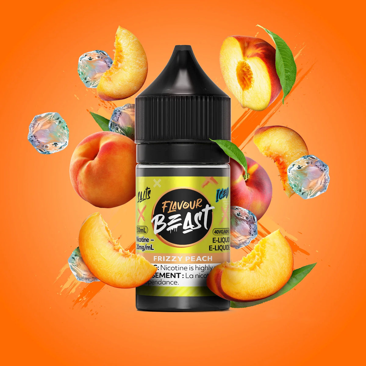 Flavour Beast frizzy peach iced 20mg E-Liquid 30ml