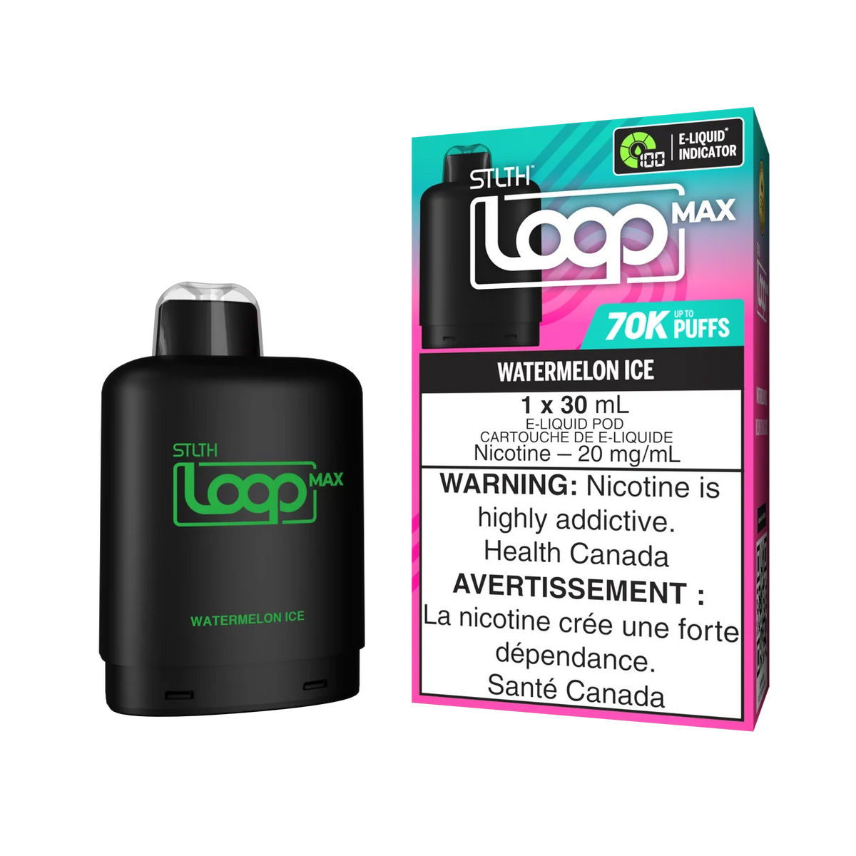 Stlth Loop Max watermelon ice 20mg Disposable Pods