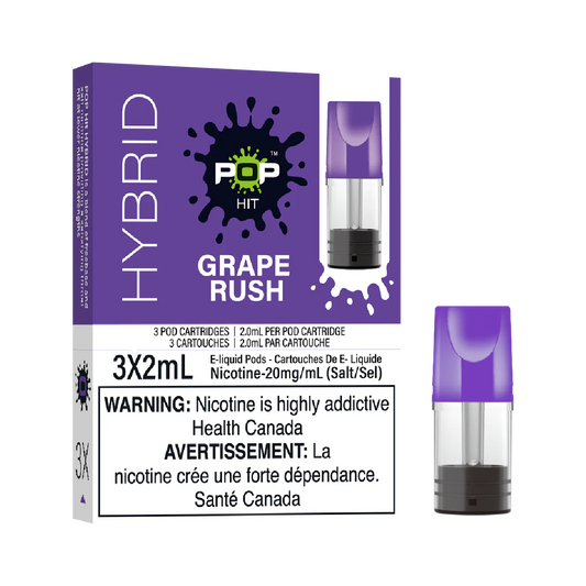 Pop hit grape rush pods 20mg