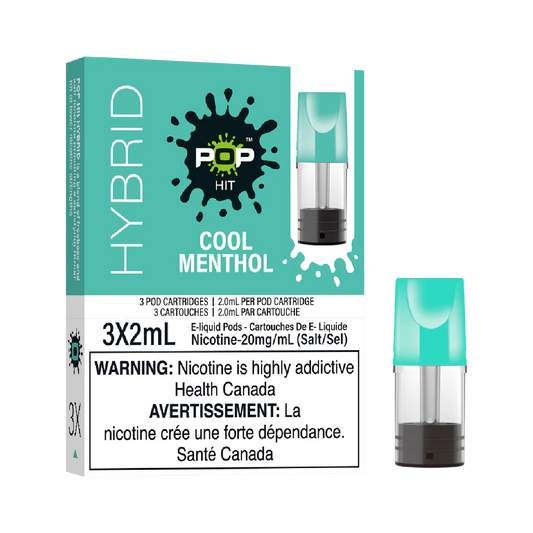 Pop hit cool menthol pods 20mg