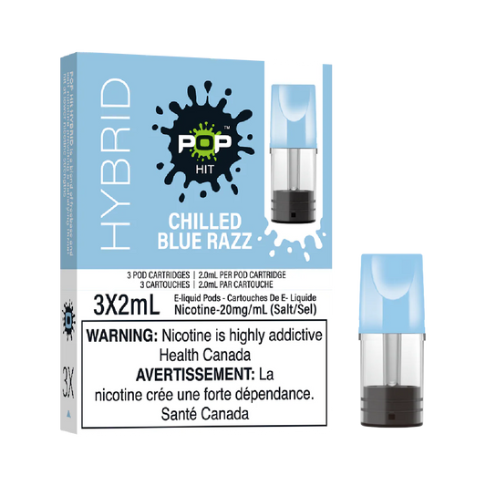 Pop hit chilled blue razz pods 20mg