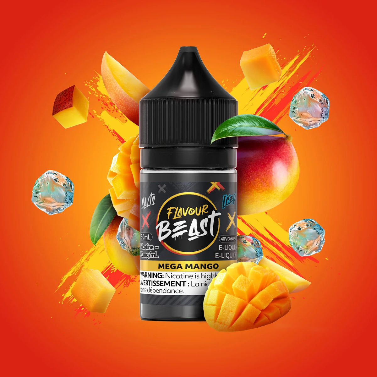 Flavour Beast mega mango iced 20mg E-Liquid 30ml