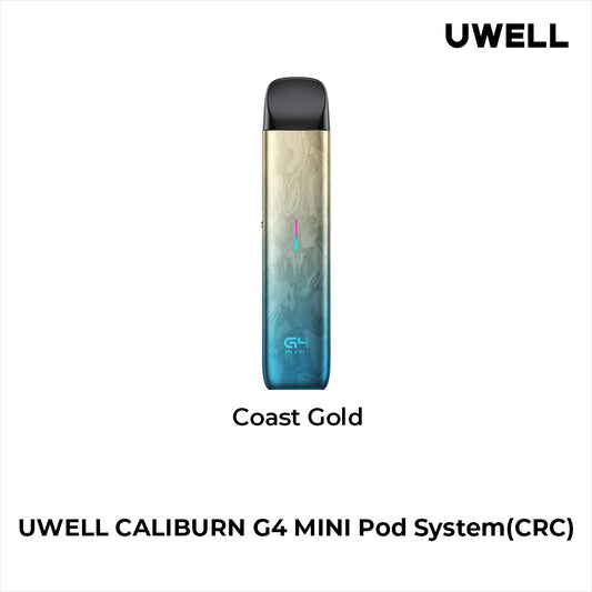 Uwell Caliburn G4 Mini Pod System Kit Coast Gold