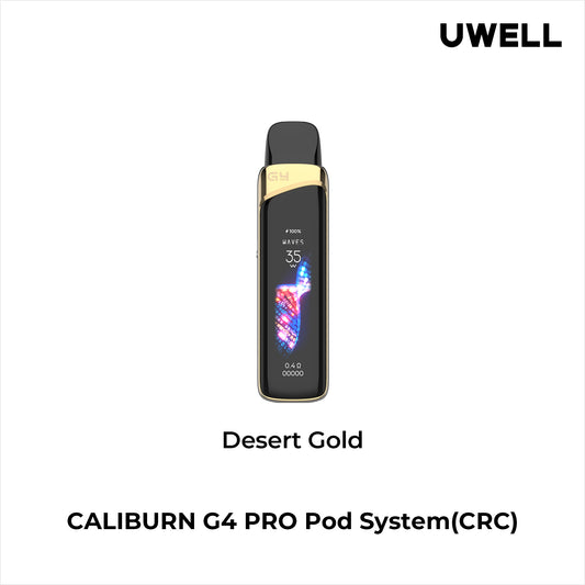 Uwell Caliburn G4 PRO Pod System Kit Desert Gold