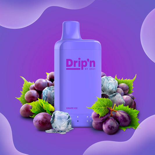 Drip'n by Envi 16k grape ice 20mg Disposable