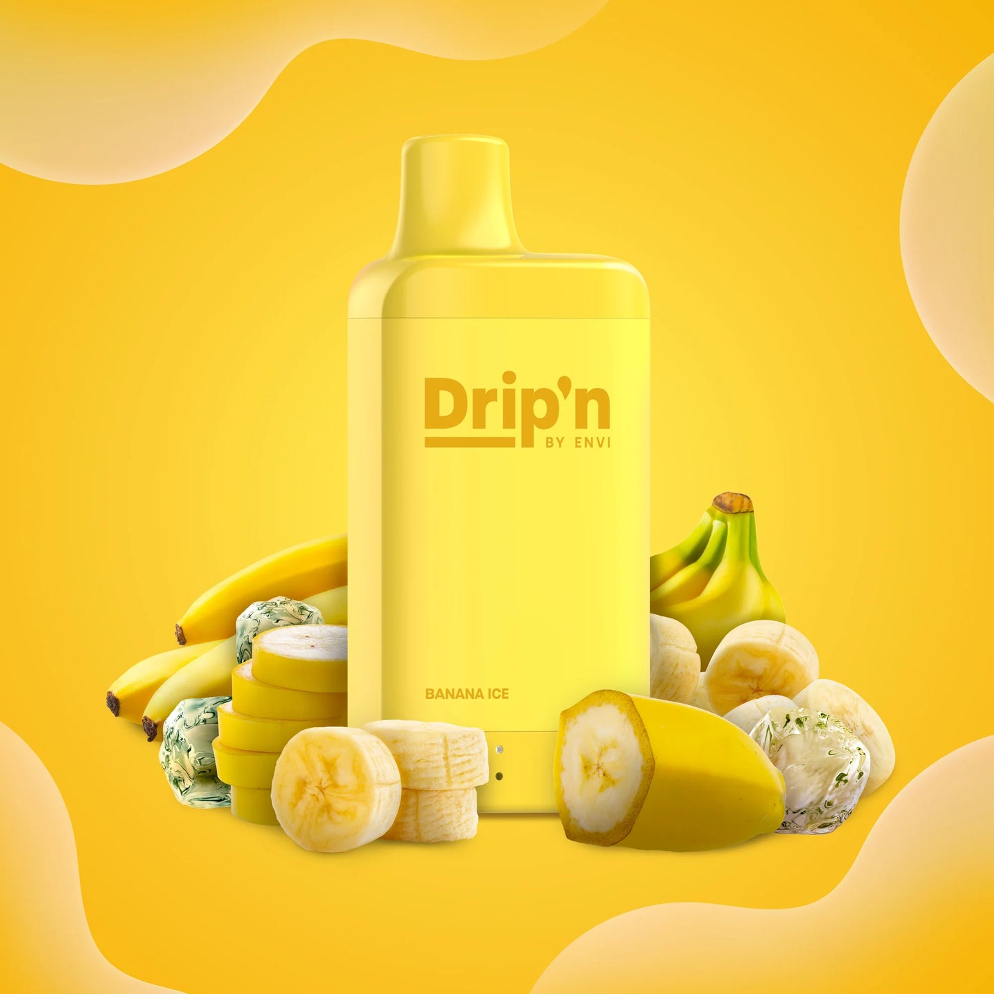 Drip'n by Envi 16k banana ice 20mg Disposable