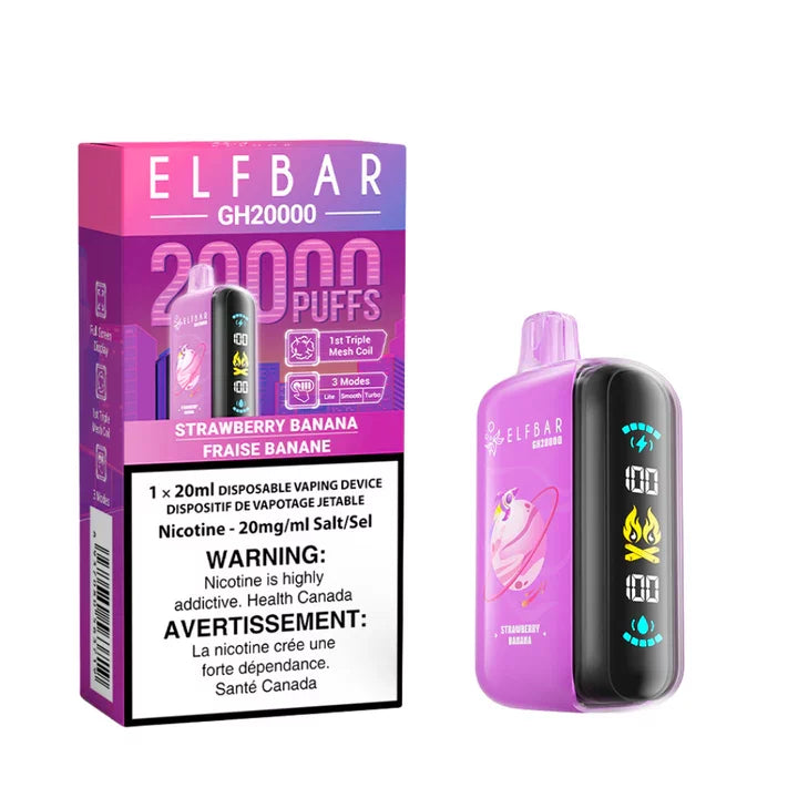 Elf Bar GH 20k strawberry banana 20mg Disposable