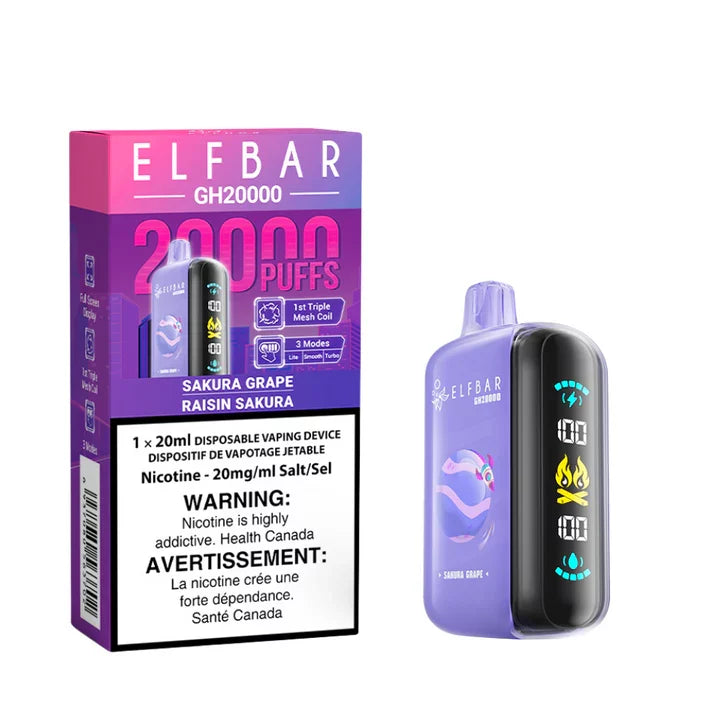Elf Bar GH 20k sakura grape 20mg Disposable