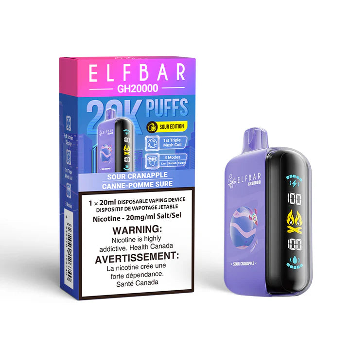 Elf Bar GH 20k sour cranapple 20mg Disposable