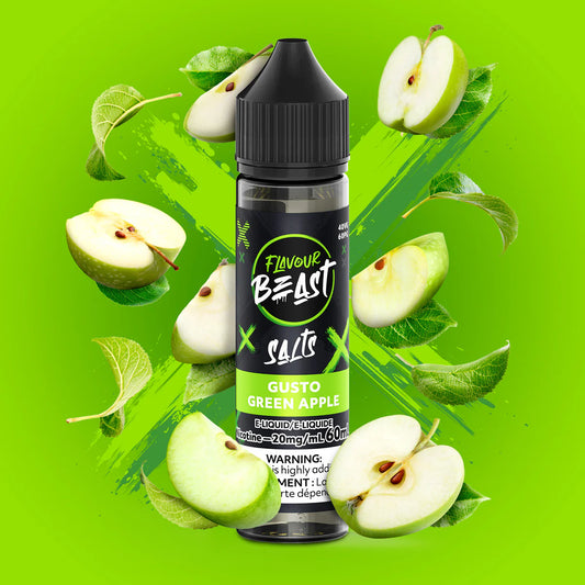 Flavour Beast gusto green apple 20mg E-Liquid 60ml
