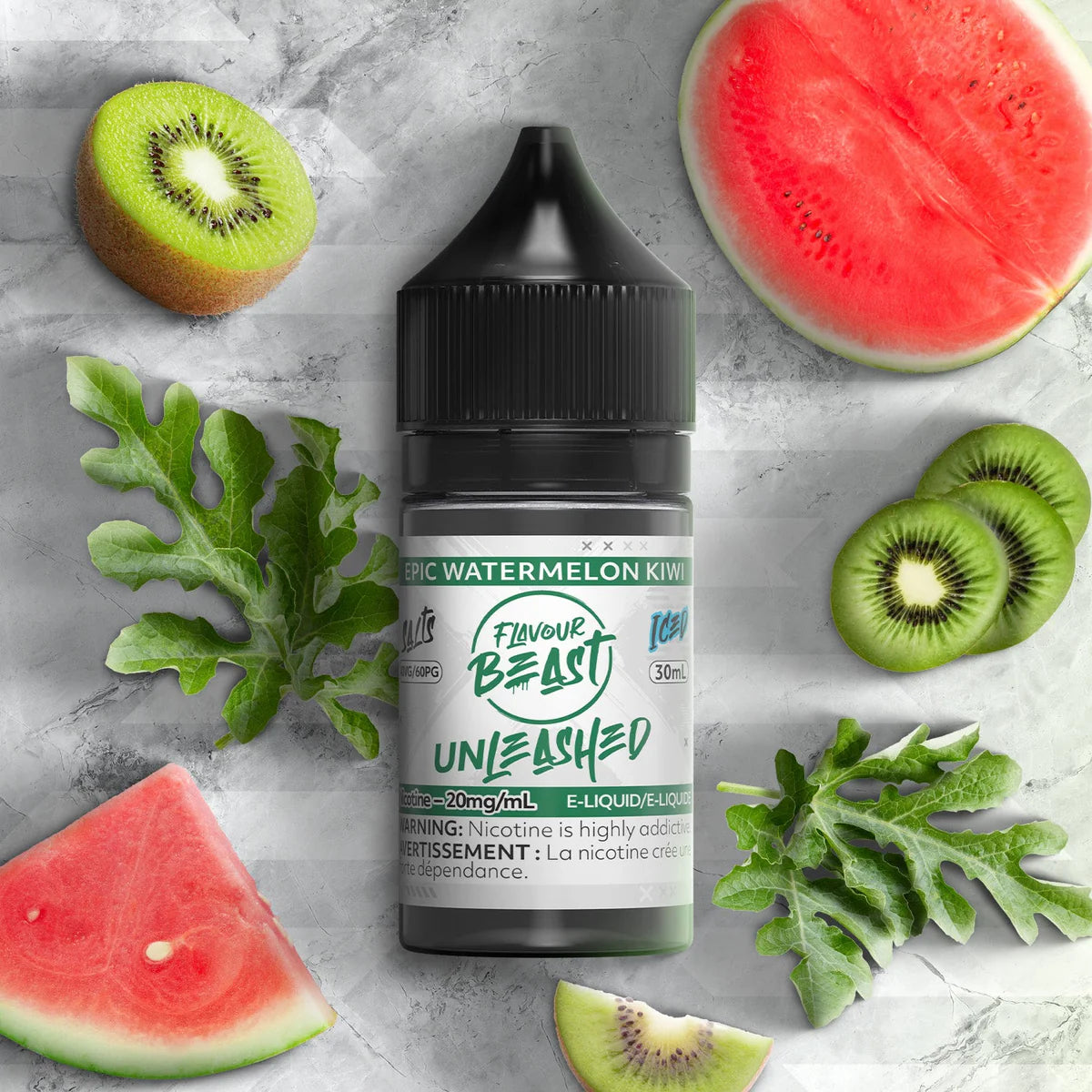 Flavour Beast Unleashed epic watermelon kiwi 20mg E-Liquid 30ml
