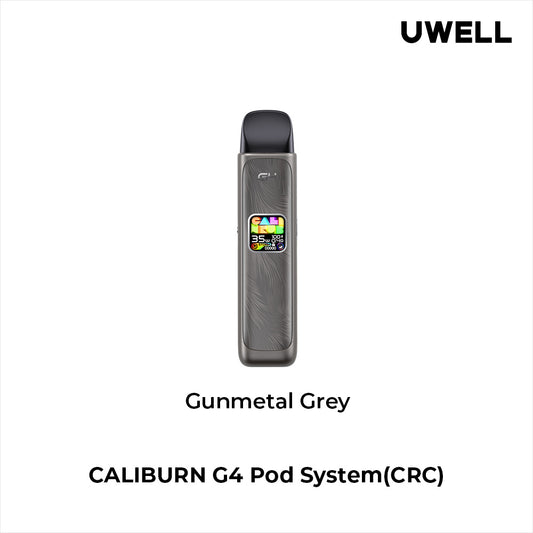 Uwell Caliburn G4 Pod System Kit Gunmetal Grey