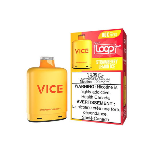 Stlth x Vice Loop Max strawberry lemon ice 20mg Disposable Pods