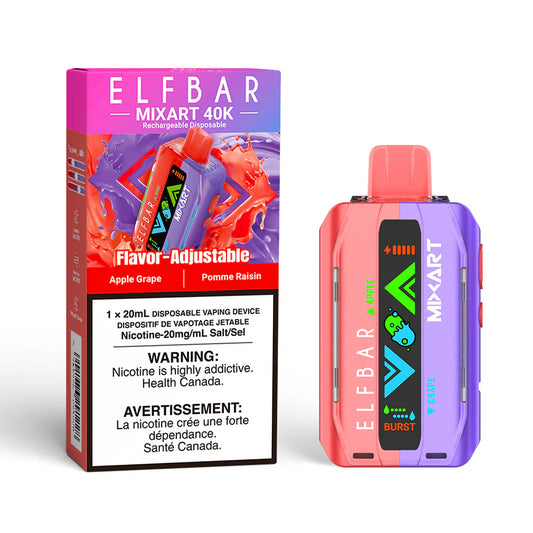 Elf Bar MixArt 40k apple grape 20mg Disposable