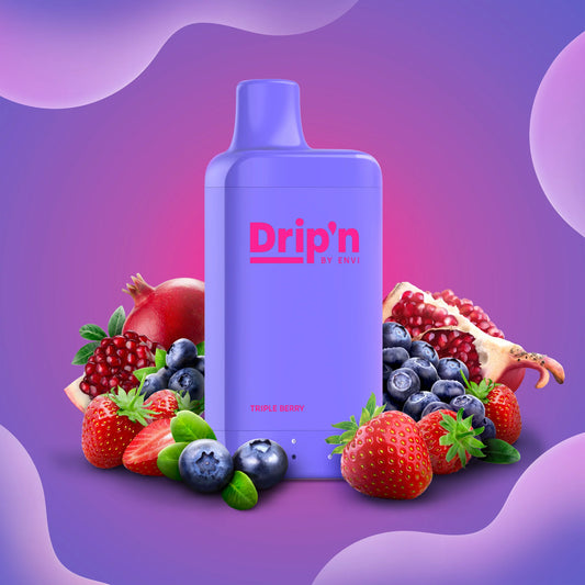 Drip'n by Envi 16k triple berry 20mg Disposable