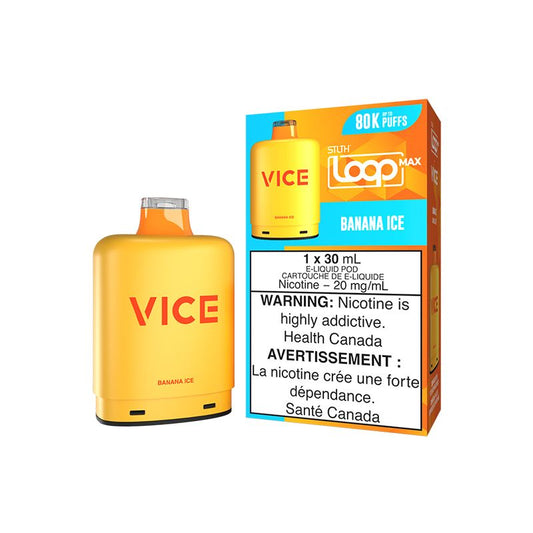 Stlth x Vice Loop Max banana ice 20mg Disposable Pods