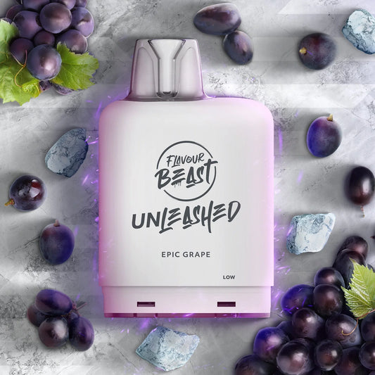 Flavour Beast Level X Unleashed Boost epic grape 20mg Disposable Pods