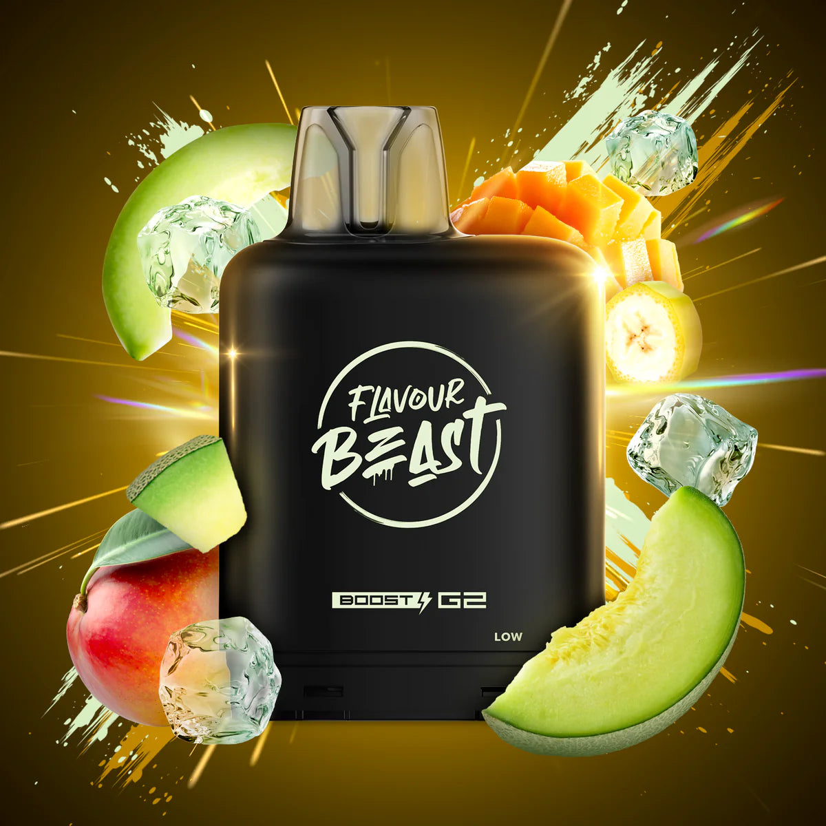 Flavour Beast Level X Boost hip honeydew mango 20mg Disposable Pods