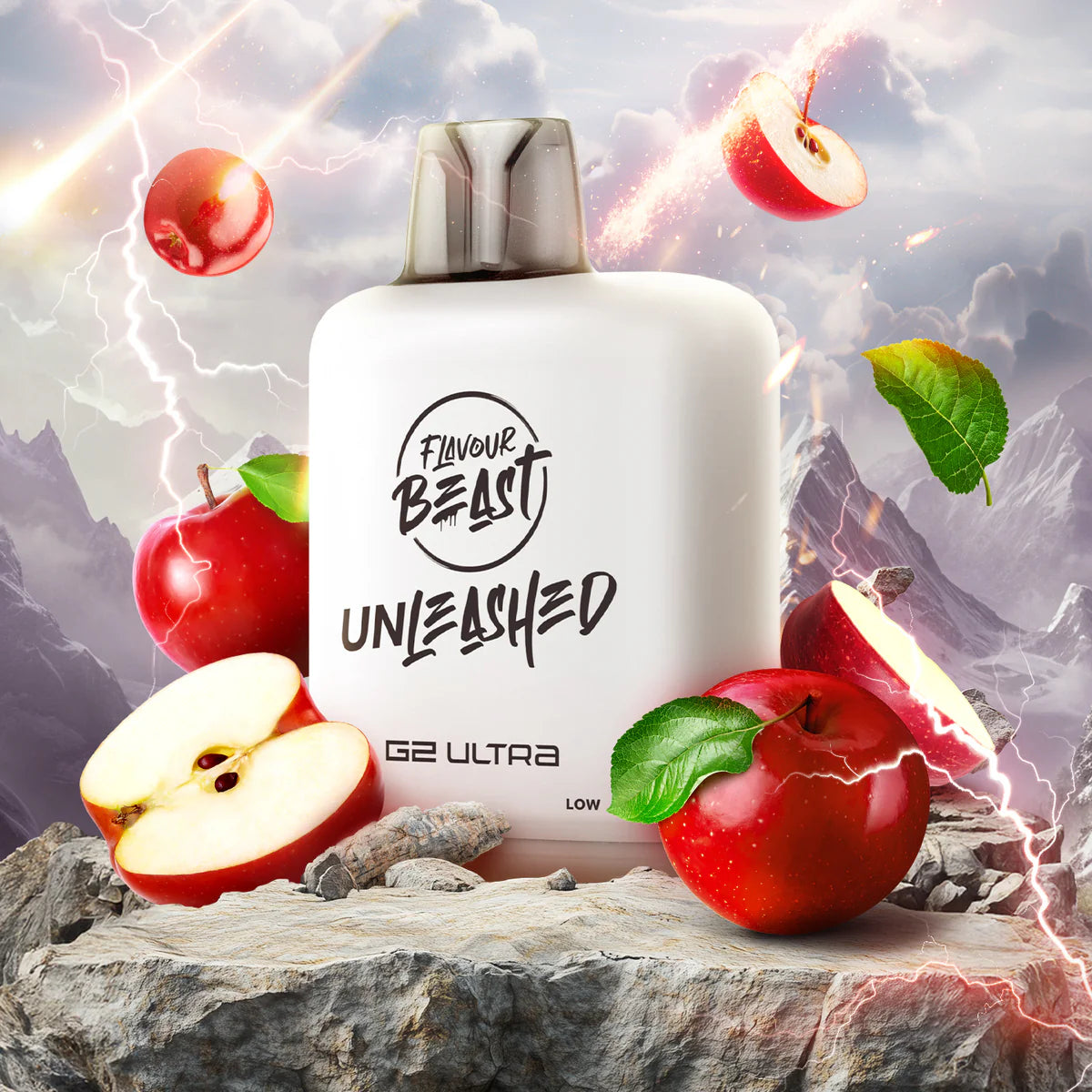 Flavour Beast Level X Unleashed Ultra epic red apple 20mg Disposable Pods