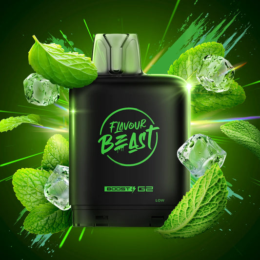 Flavour Beast Level X Boost super spearmint 20mg Disposable Pods