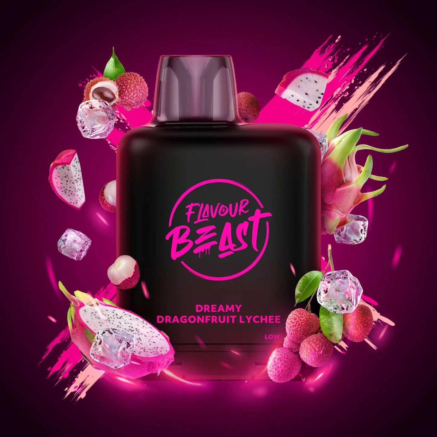 Flavour Beast Level X Boost dreamy dragonfruit lychee iced 20mg Disposable Pods