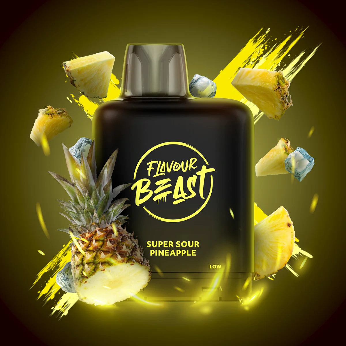 Flavour Beast Level X Boost super sour pineapple iced 20mg Disposable Pods