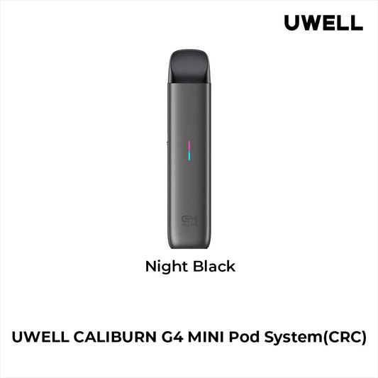 Uwell Caliburn G4 Mini Pod System Kit Night Black