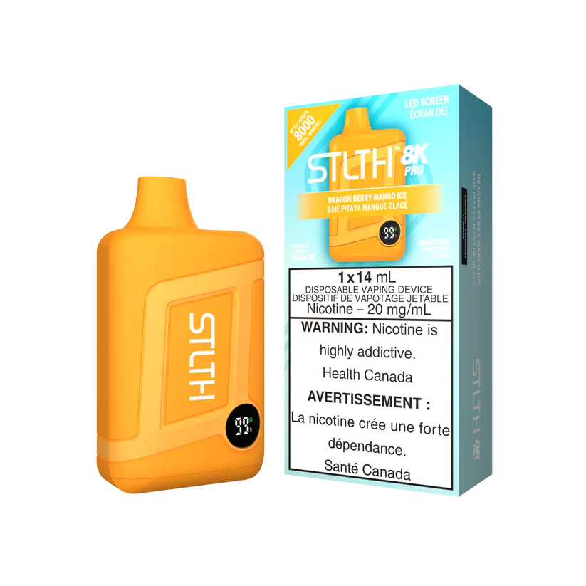 Stlth 8k Pro dragon berry mango ice 20mg disposable