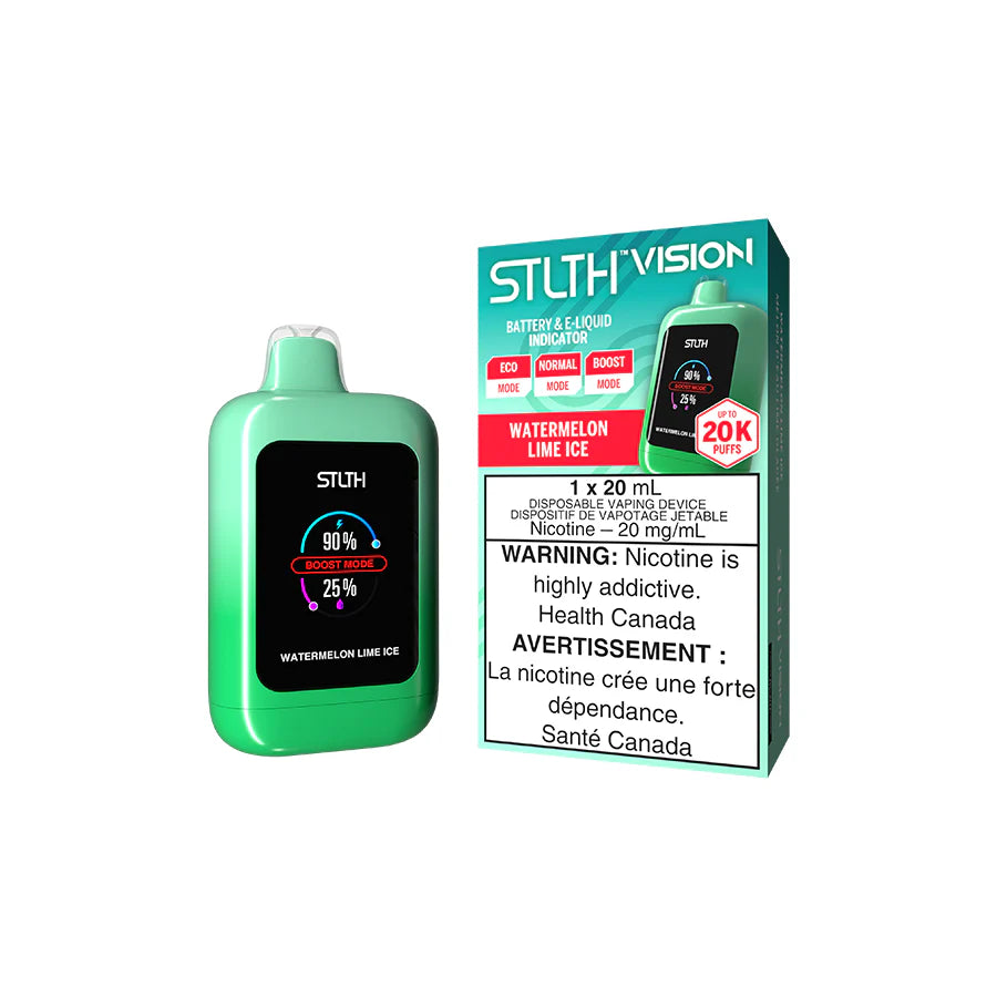 Stlth Vision watermelon lime ice 20mg Disposable