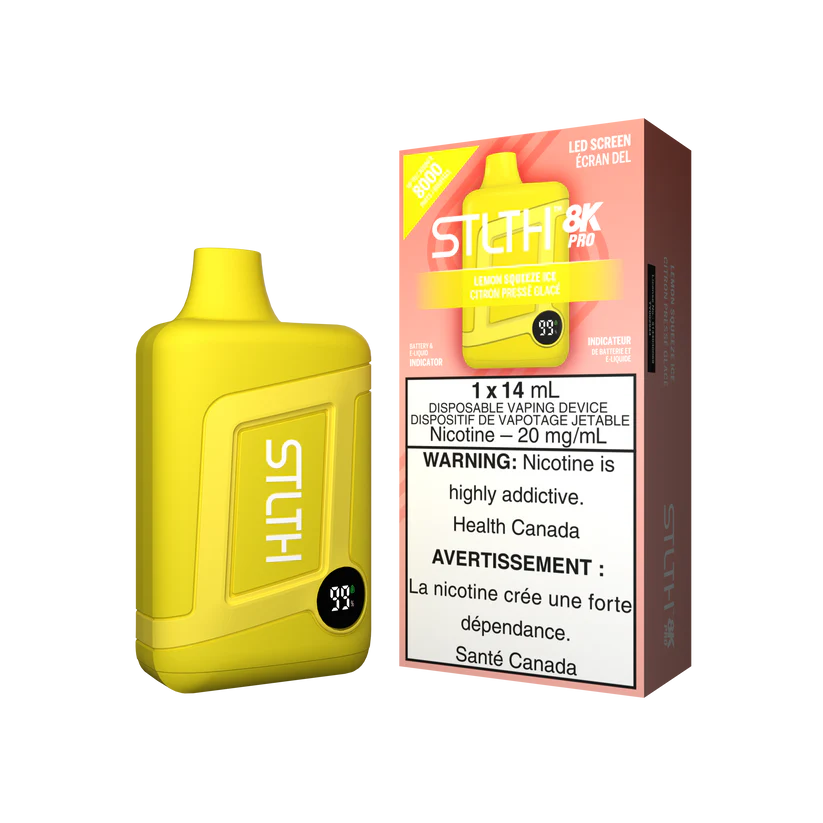 Stlth 8k Pro lemon squeeze ice 20mg disposable