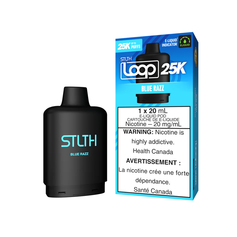 Stlth Loop 25k blue razz 20mg Disposable Pods
