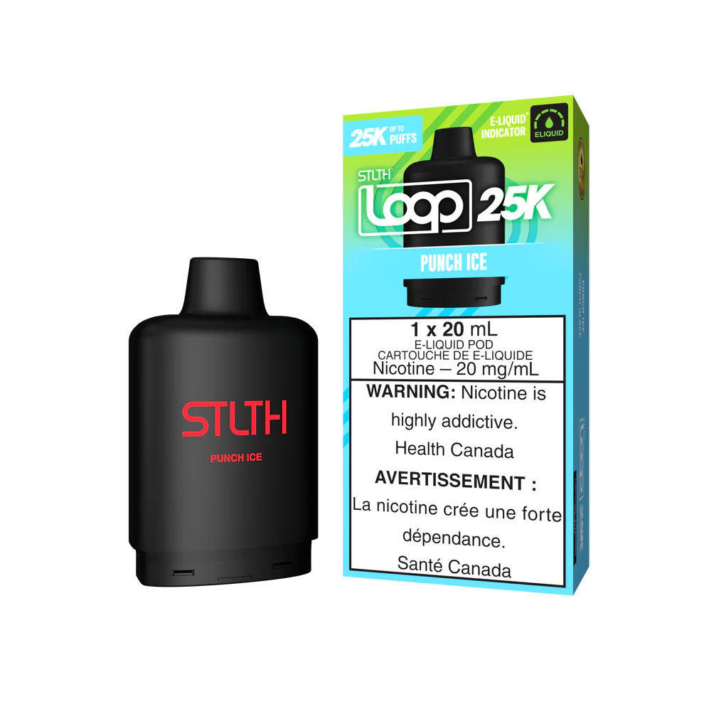 Stlth Loop 25k punch ice 20mg Disposable Pods