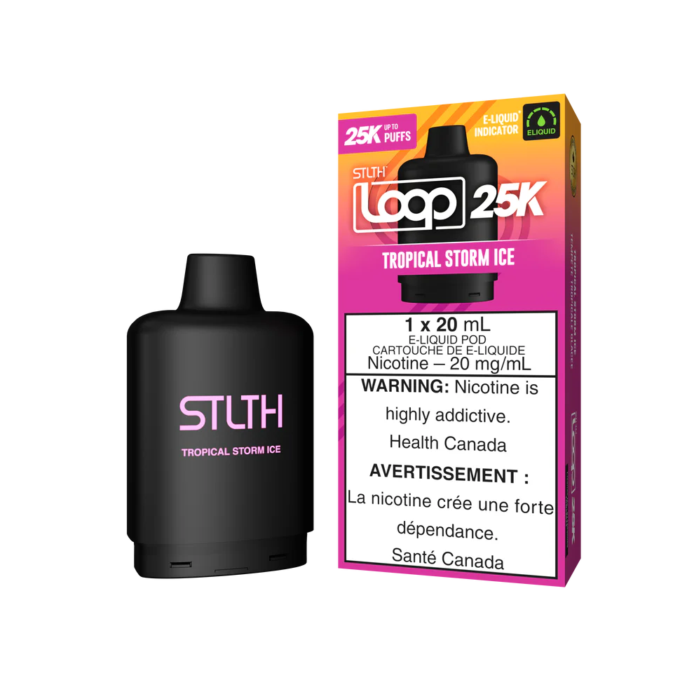 Stlth Loop 25k tropical storm ice 20mg Disposable Pods