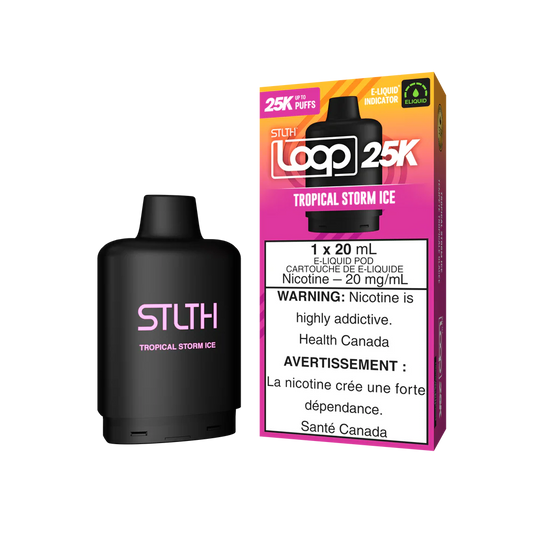 Stlth Loop 25k tropical storm ice 20mg Disposable Pods