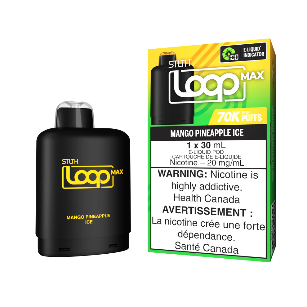 Stlth Loop Max mango pineapple ice 20mg Disposable Pods