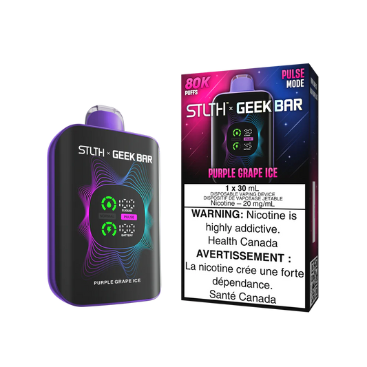 Stlth x Geek Bar purple grape ice 20mg Disposable
