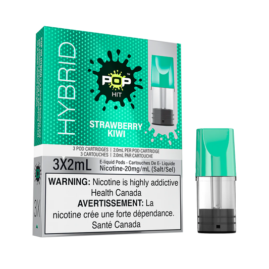 Pop hit strawberry kiwi pods 20mg